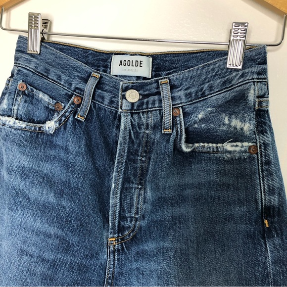 Agolde Riley High Rise Jeans 23 - Picture 13 of 14